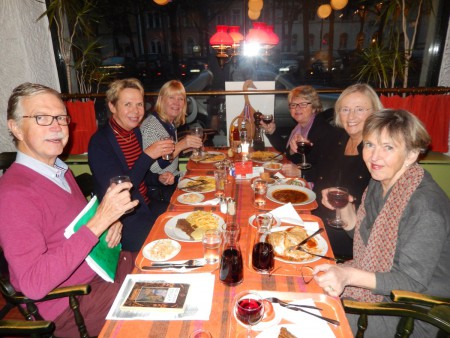 Restaurang Cassi efter välförrättat värv